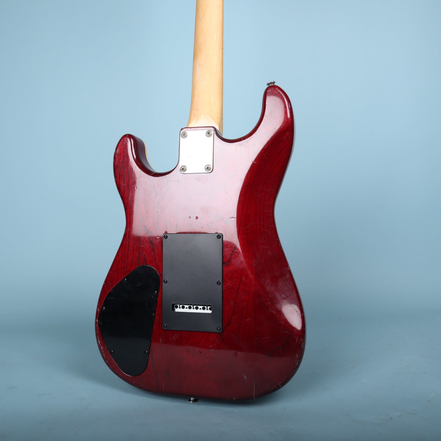 1980s LTD V Single Humbucker Electric Guitar Red Made in Japan