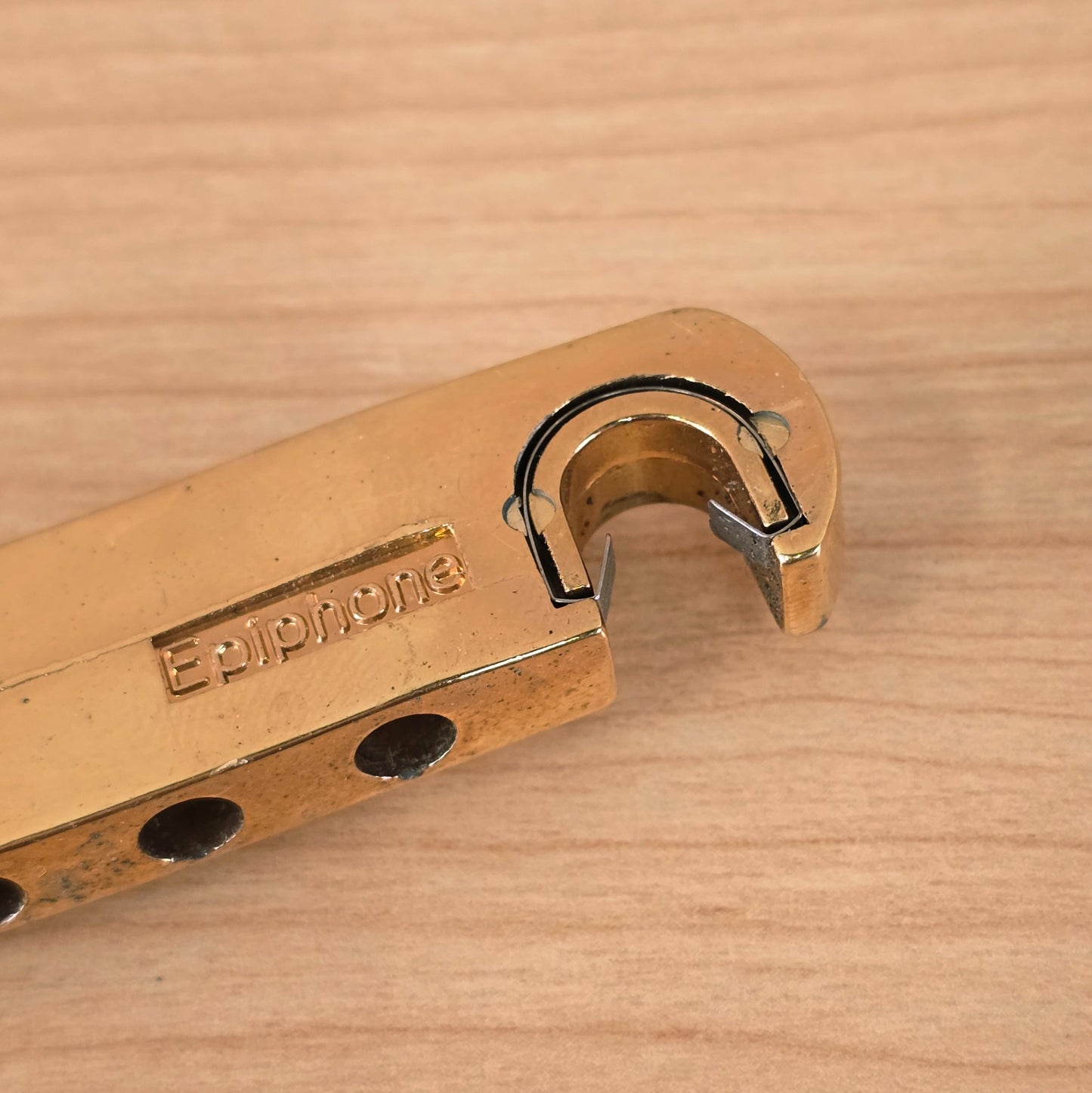 Epiphone LockTone Tune-o-matic Tailpiece Gold Patina Relic