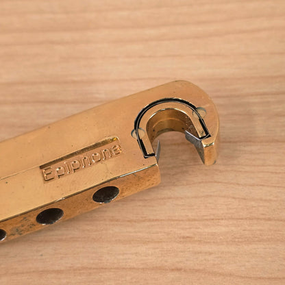 Epiphone LockTone Tune-o-matic Tailpiece Gold Patina Relic