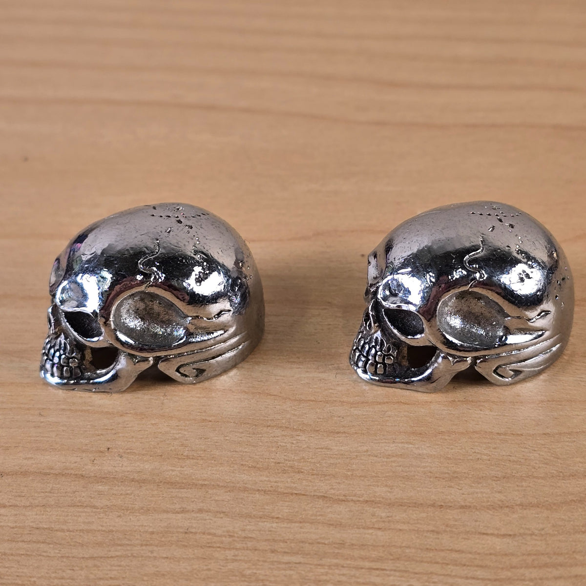 Q-Parts Jumbo Skull Knob I Chrome QP-JS1C