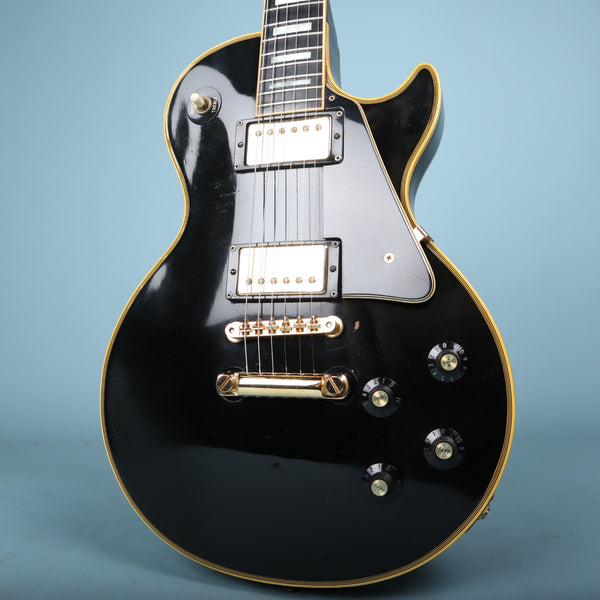 1973 Gibson Les Paul Custom Ebony Black Beauty *Headstock Repair*