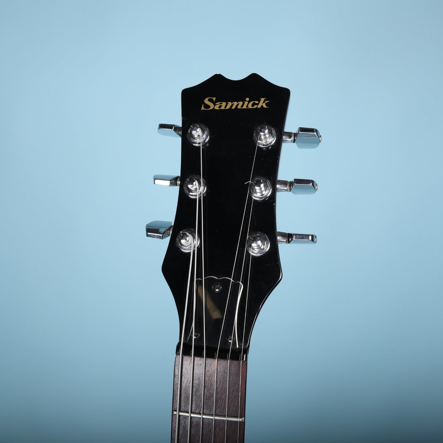 2001 Samick LA-30/TR Semi-Hollow Electric Guitar - Transparent Red