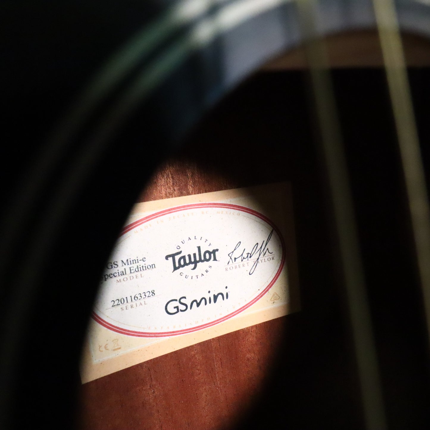 2022 Taylor GS Mini-e Special Edition Burst Acoustic-Electric Guitar
