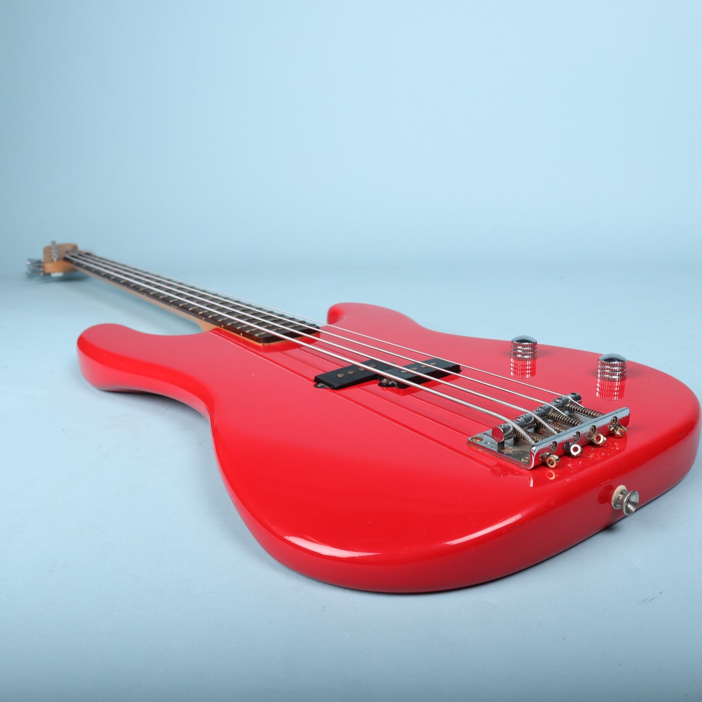 Memphis Precision Style Electric Bass Guitar Red Maple Neck