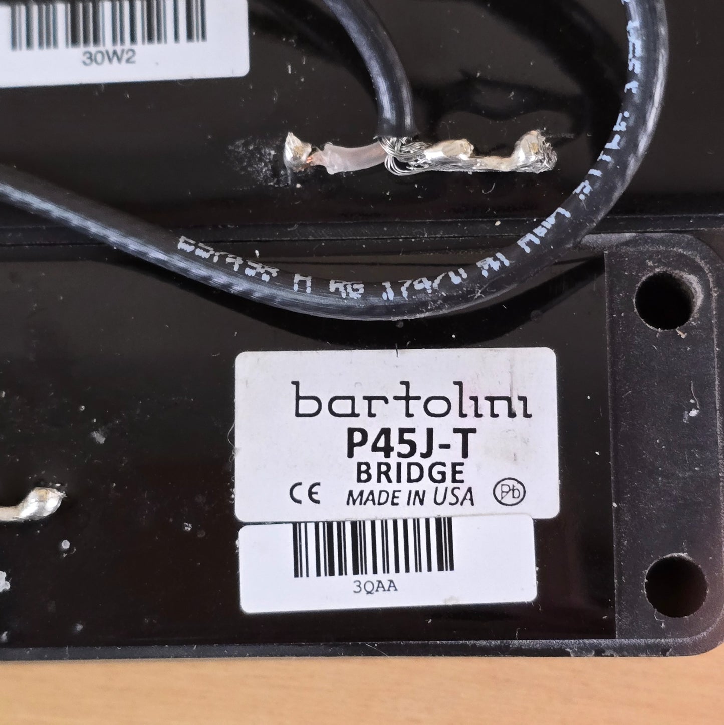 Bartolini P45J-T and P45P P4 Soapbar 5 String Bass Pickup Set