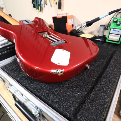 1998 Fender Deluxe Powerhouse Stratocaster Electric Guitar Red