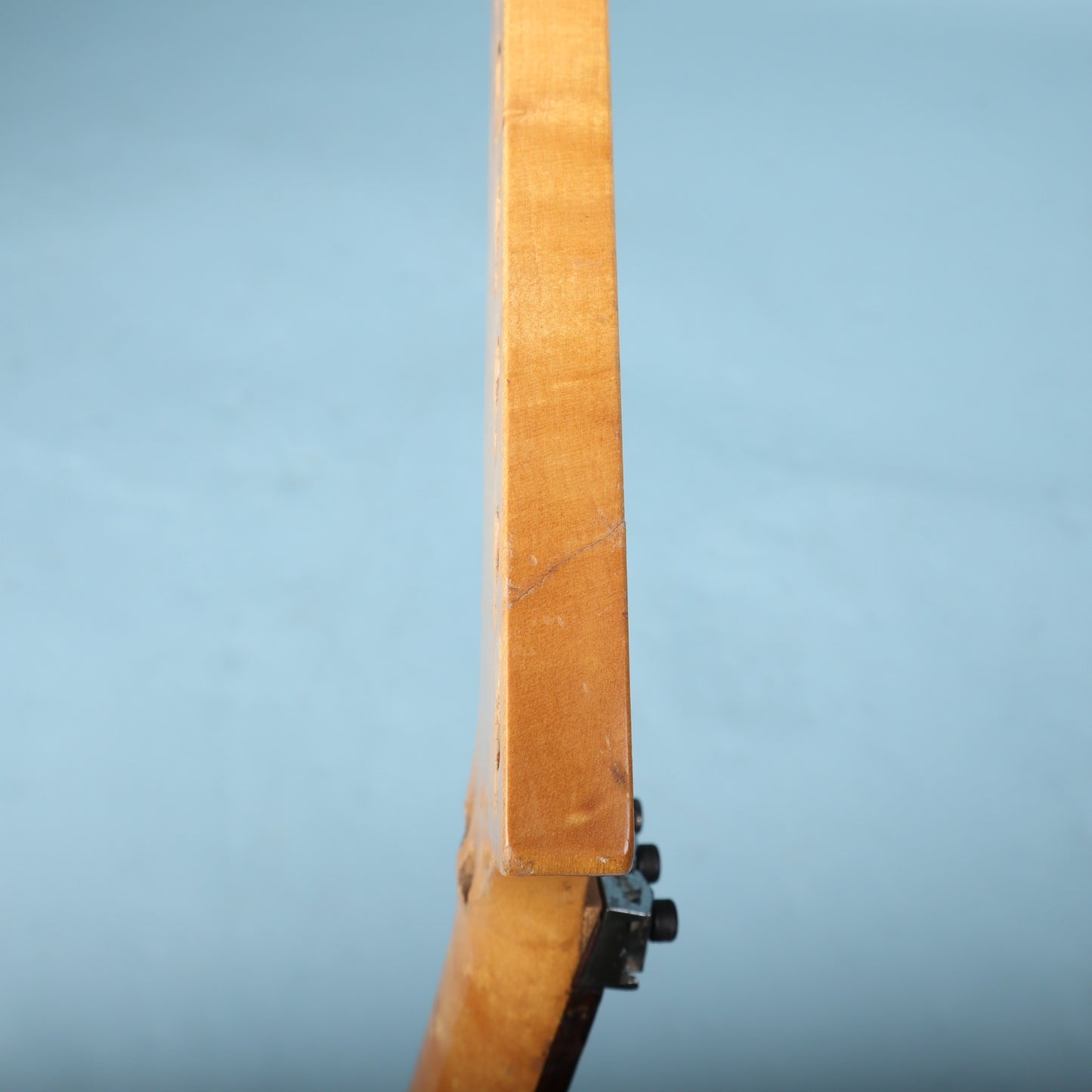 1980's Warmoth Birdseye Maple Explorer Guitar Neck Rosewood Floyd Rose Prep