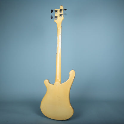 Rickenbacker 4001 Bass Guitar White 1974 Road Worn