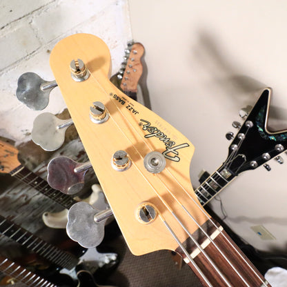 1986 Fender Jazz Bass Made in Japan Black Rosewood Fretboard