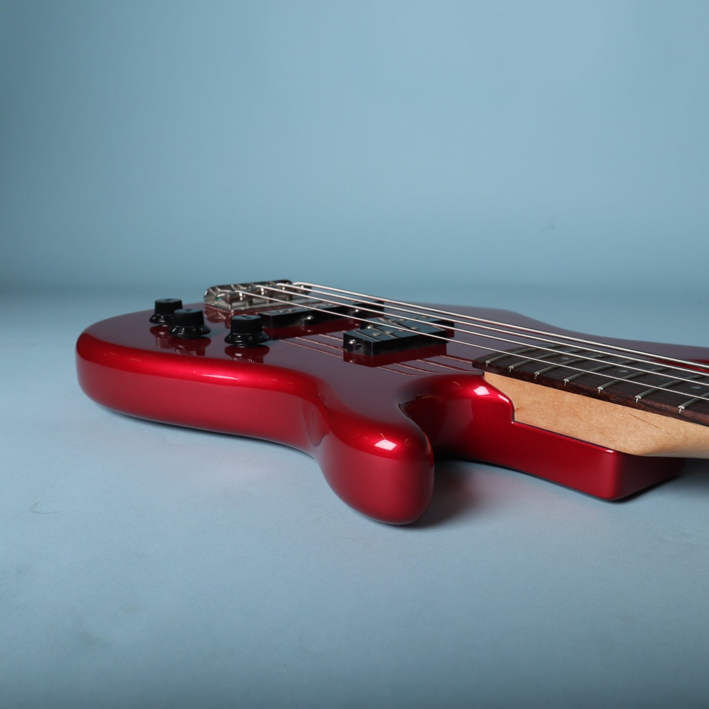 Fender MB-4 Modern Bass Chrome Red Made in Japan MIJ 32" Medium-Scale