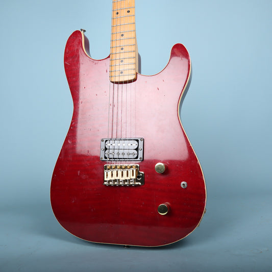 1980年代製 LTD V シングルハムバッカー エレキギター レッド 日本製