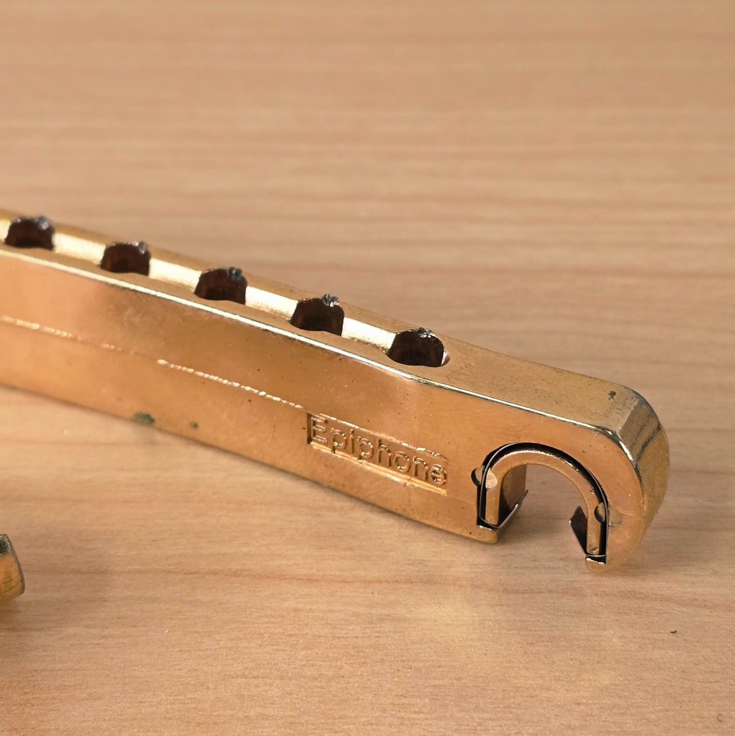 Epiphone LockTone Tune-o-matic Tailpiece Gold Patina Relic