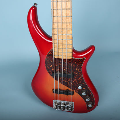 Pedulla Rapture 5-String Bass Guitar Red Sunburst