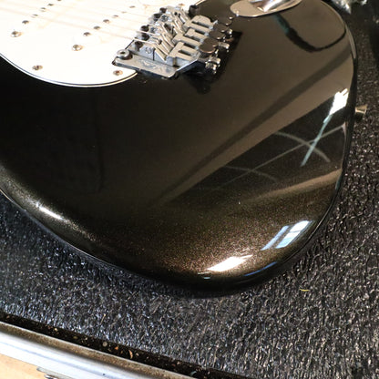 1989 Fender MIJ Stratocaster Black Flake Floating Tremolo