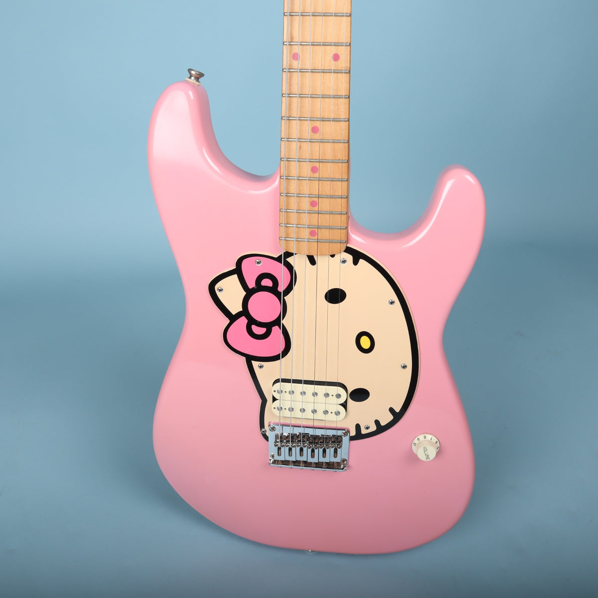 2006 Squier Hello Kitty Stratocaster Pink Electric Guitar