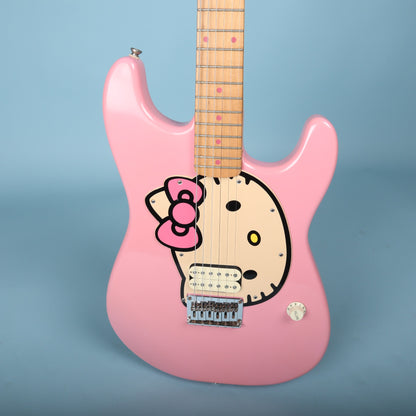 2006 Squier Hello Kitty Stratocaster Pink Electric Guitar