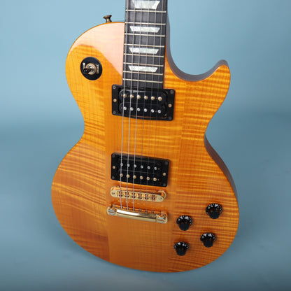 1992 Gibson Les Paul Lite Amber Flamed Electric Guitar