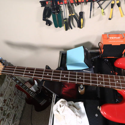 Memphis Precision Style Electric Bass Guitar Red Maple Neck