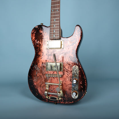 Wanderkauven Custom Shop Archangel T-Style Copper Leaf Flame Maple Neck