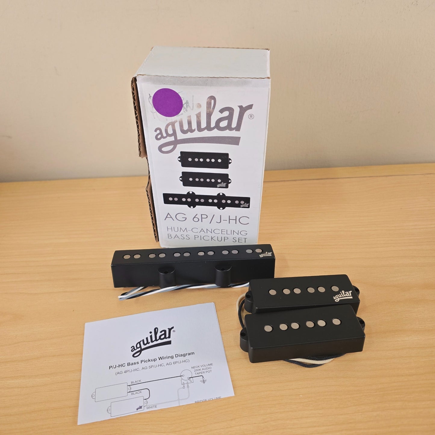 Aguilar AG 6P/J-HC Hum-Canceling 6-String P/J Bass Pickup Set