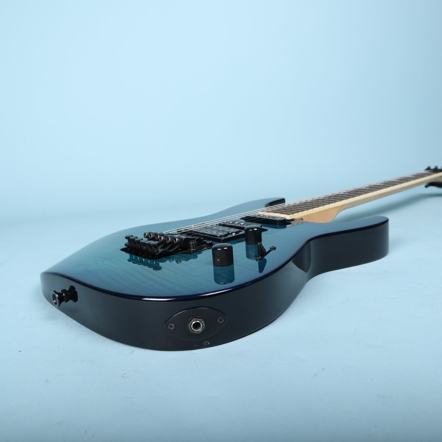 Jackson DK2 Dinky Transparent Blue Burst Seymour Duncan Floyd Rose