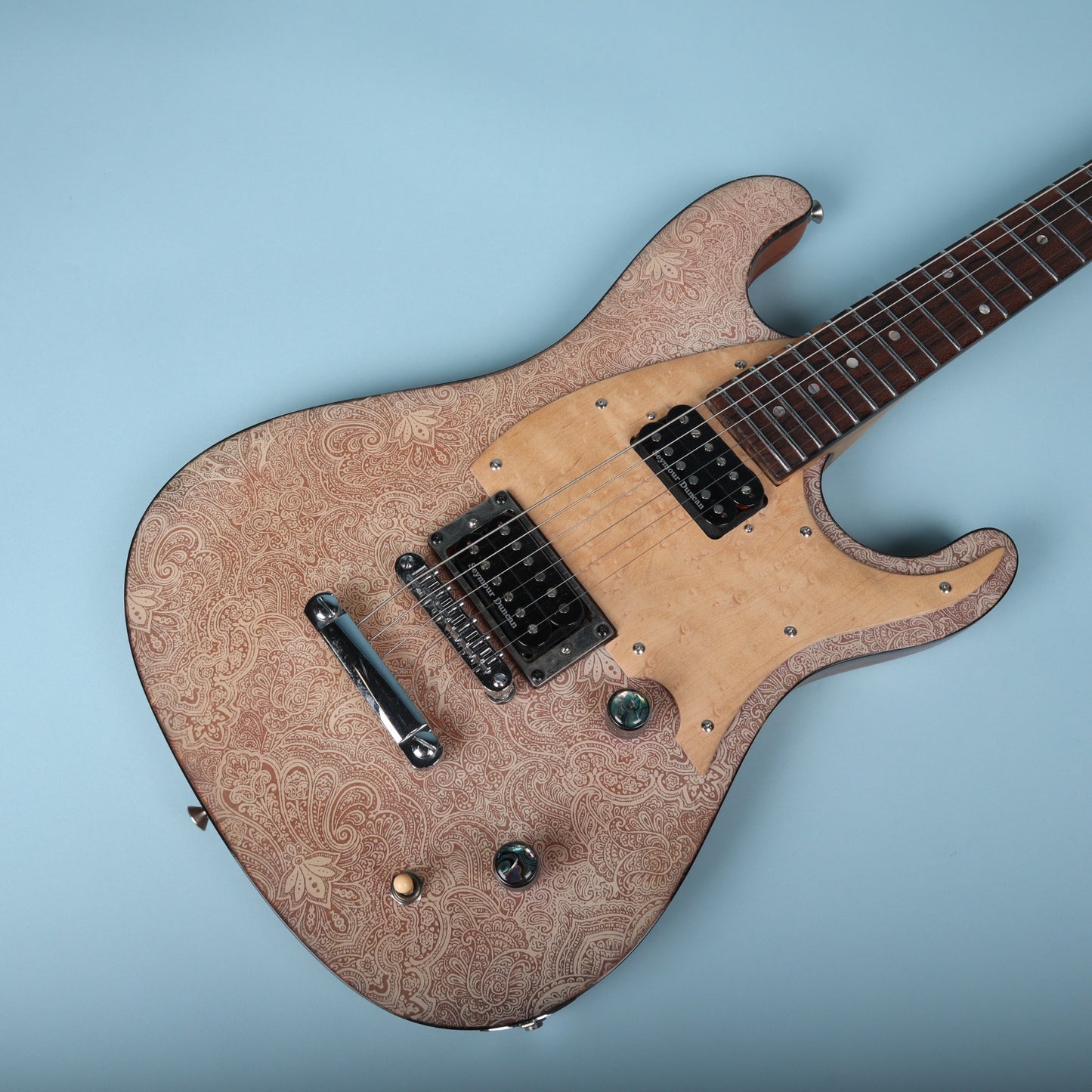 Wanderkauven Custom Shop White Paisley Electric Guitar