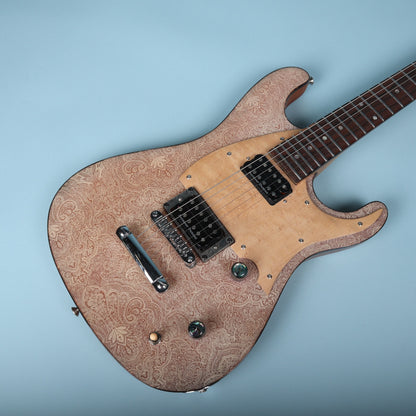 Wanderkauven Custom Shop White Paisley Electric Guitar
