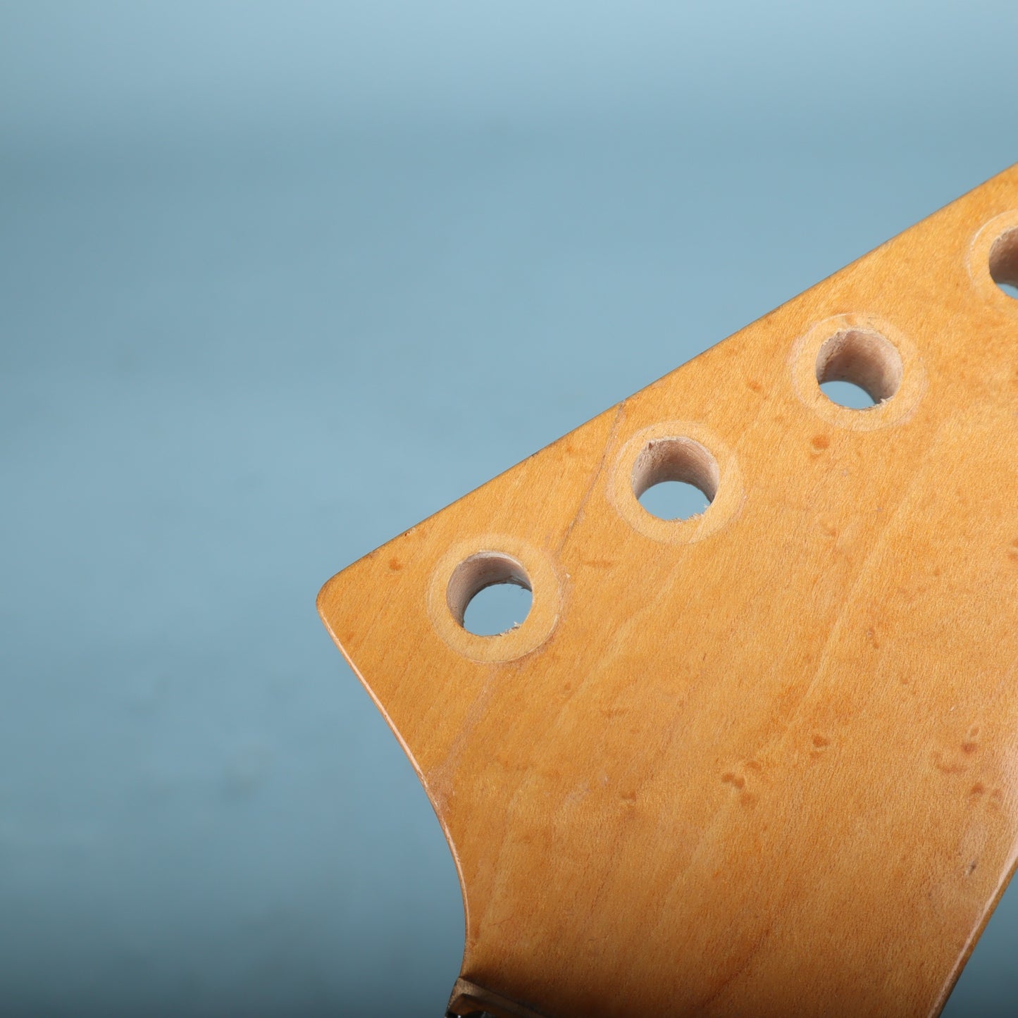 1980's Warmoth Birdseye Maple Explorer Guitar Neck Rosewood Floyd Rose Prep