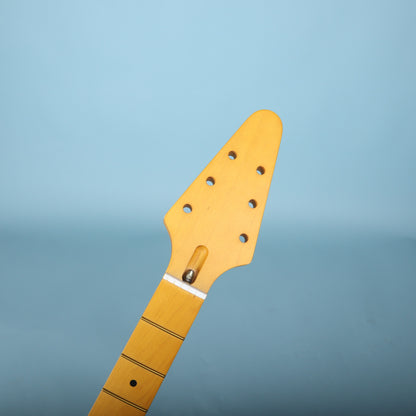 Warmoth V-Style Replacement Baritone Electric Guitar Neck Maple 28" Scale Length