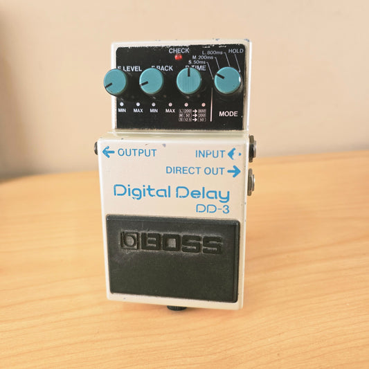 1995 Boss DD-3 Digital Delay Pedal ***Rare Pink Label***