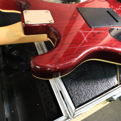 1980s LTD V Single Humbucker Electric Guitar Red Made in Japan