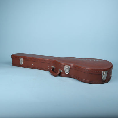 Epiphone Les Paul Hardshell Guitar Case Brown with Pink Interior