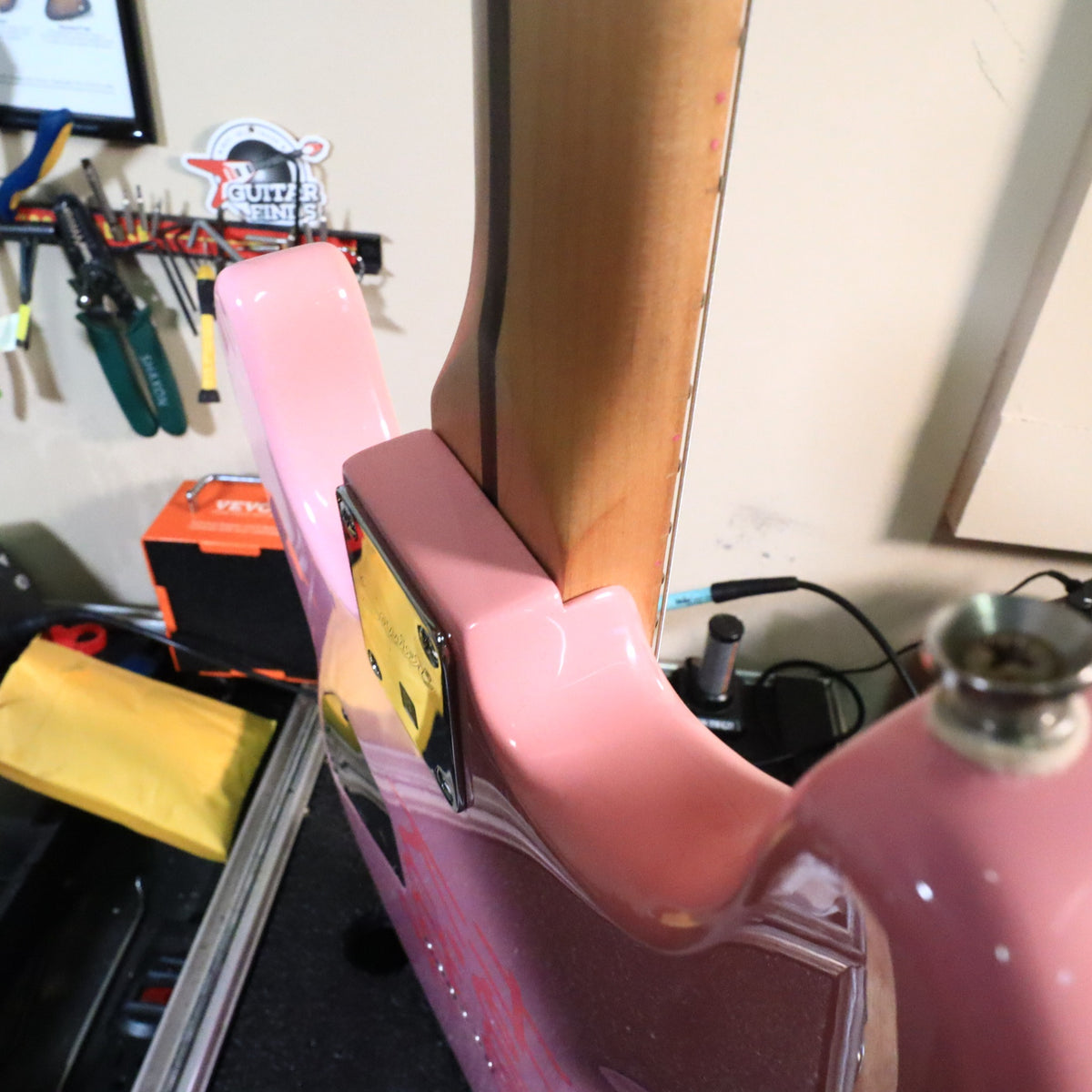2006 Squier Hello Kitty Stratocaster Pink Electric Guitar