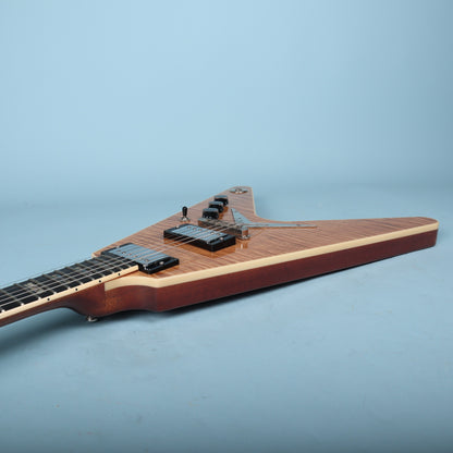 2003 Dean USA V Flame Maple Top Electric Guitar Mahogany Neck