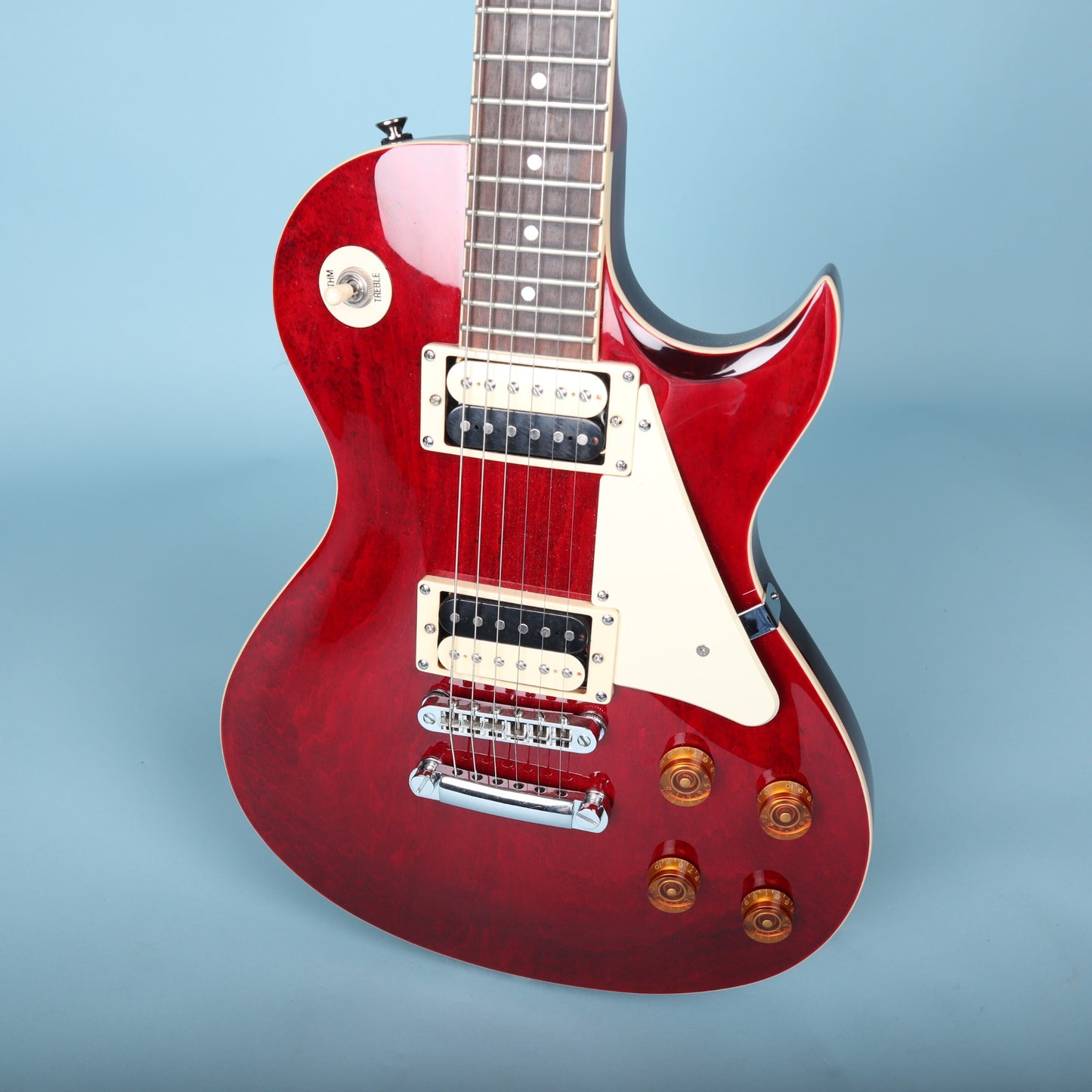2017 Peavey SC-2 Single Cut Electric Guitar - Transparent Red