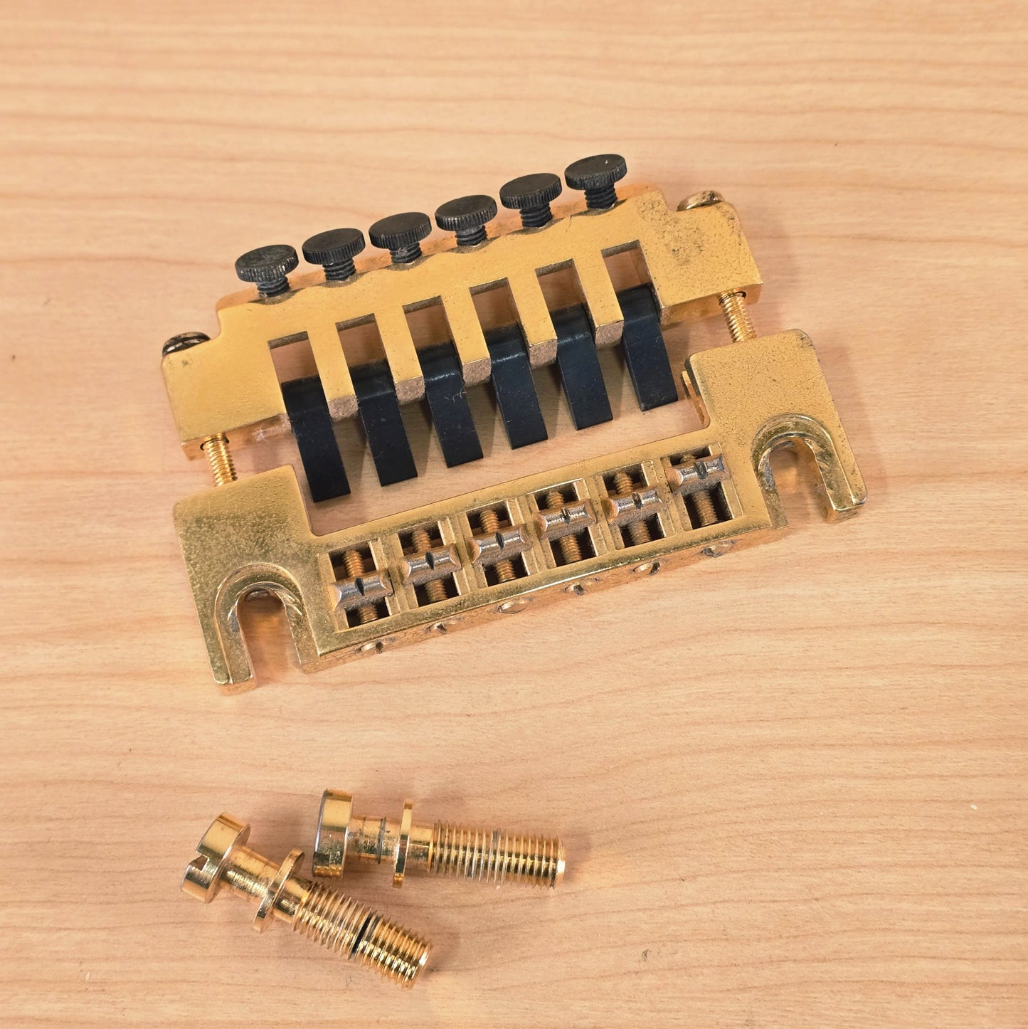 RARE Schaller 456 Gibson LP SG Fine Tuning Bridge Tailpiece Gold Iommi Old Boy