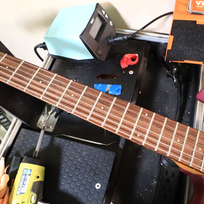 Westone Japan Superstrat in Magenta Reverse Headstock