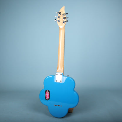 Debutante Daisy Rock Electric Guitar Short Scale 💙 Blue Flower