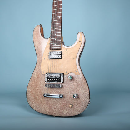 Wanderkauven Custom Shop White Paisley Electric Guitar