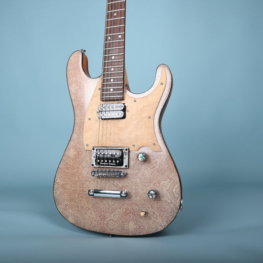 Wanderkauven Custom Shop White Paisley Electric Guitar