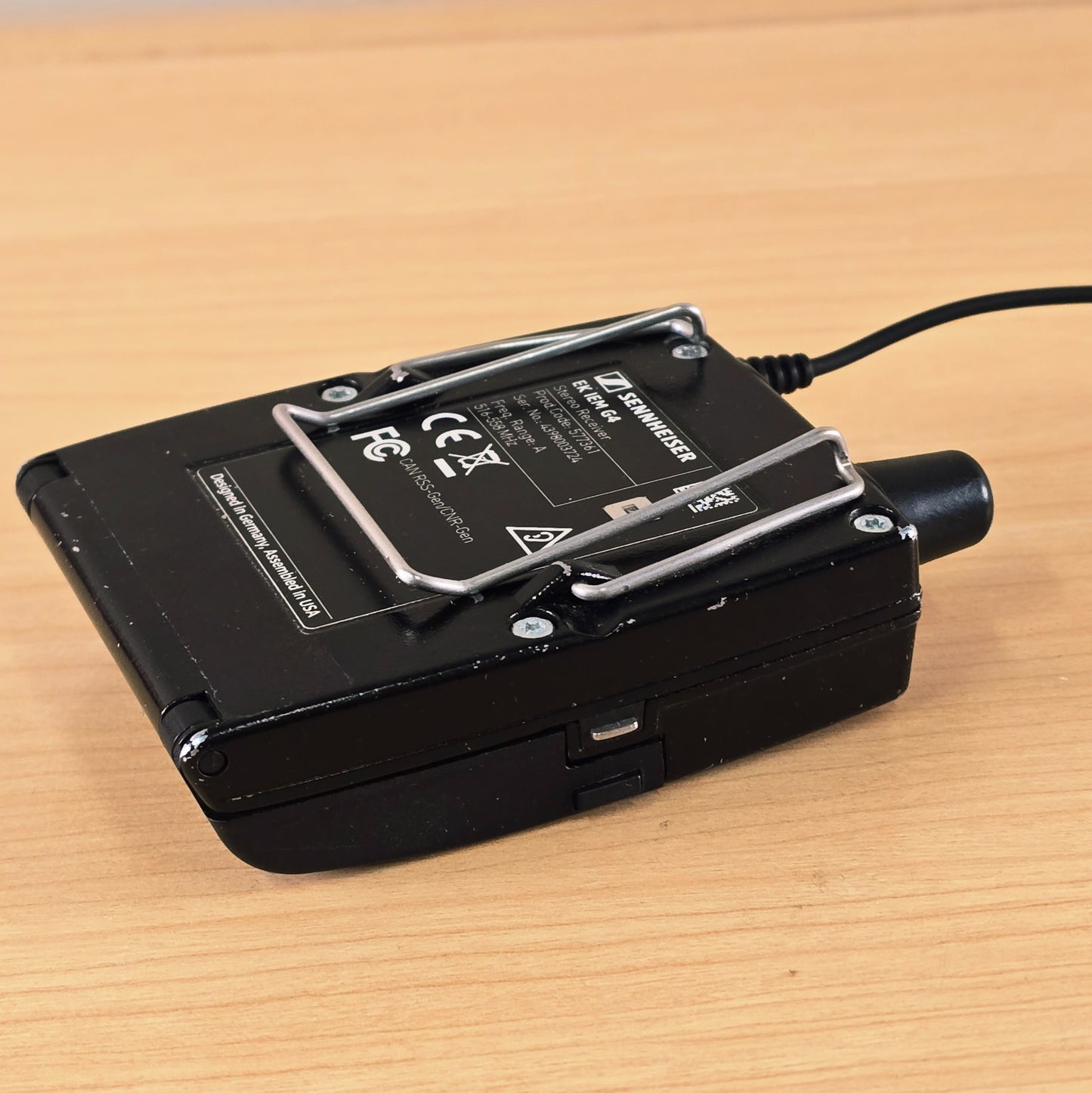 Sennheiser EK IEM G4 Wireless Stereo Receiver - Band A (516-558 MHz)