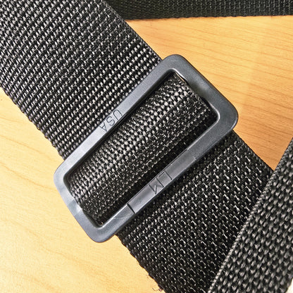 LM Products Skull and Dagger Poly Guitar Strap - Black USA