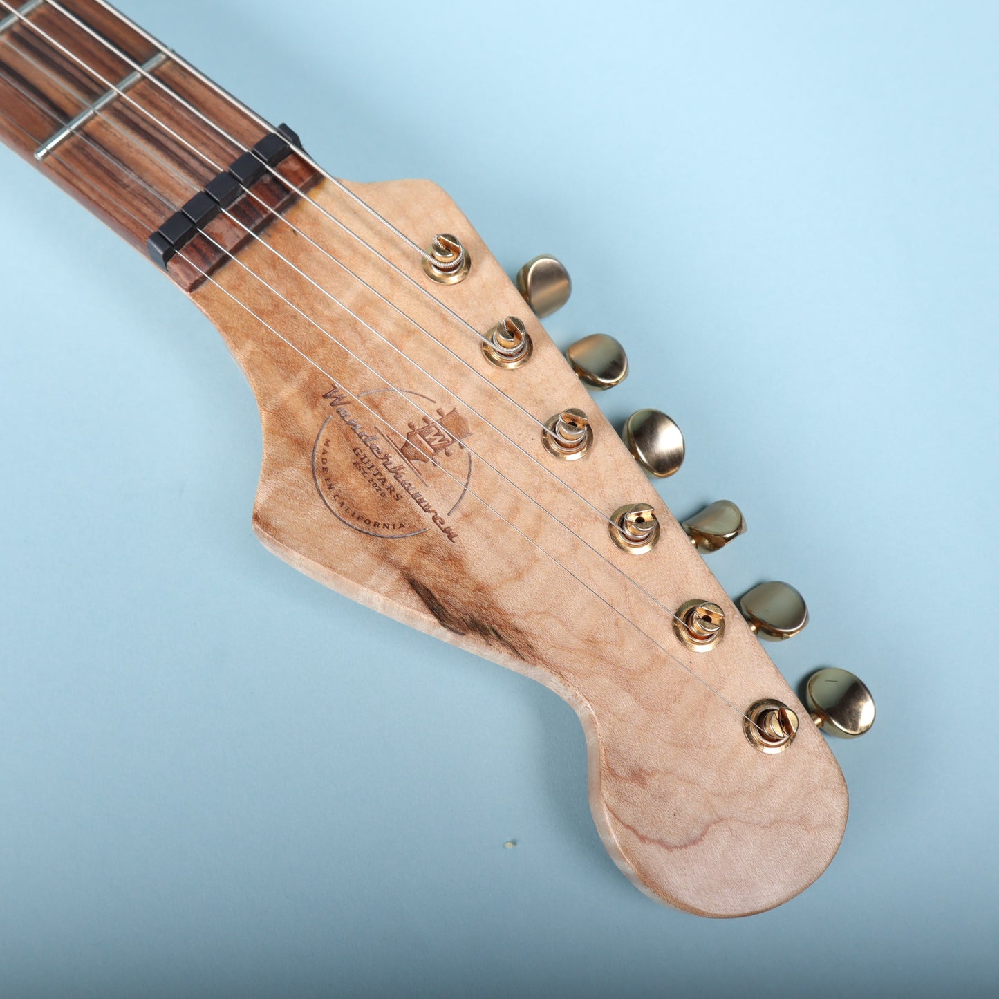 Wanderkauven Custom Shop Archangel T-Style Copper Leaf Flame Maple Neck