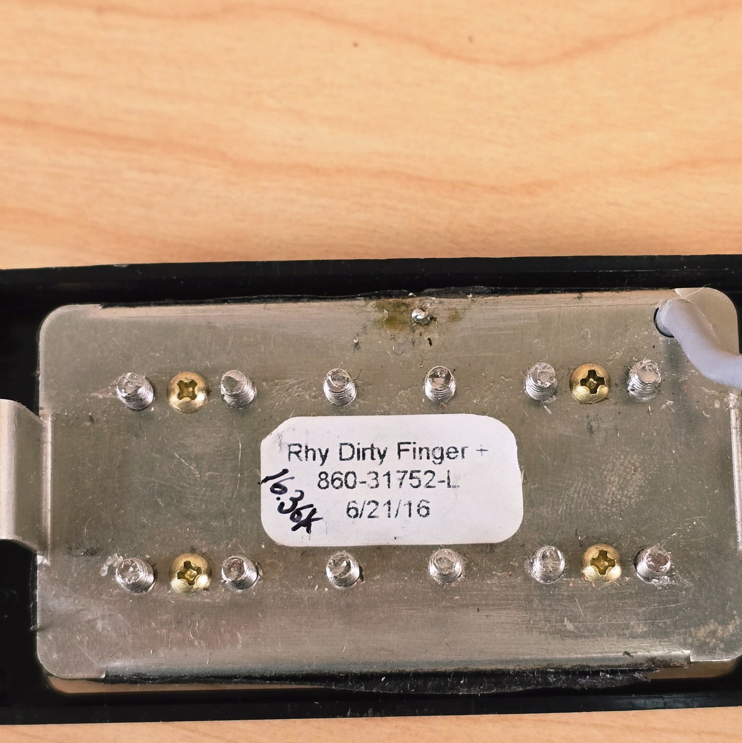 2016 Gibson Dirty Fingers + Humbucker Pickup with Ring 4 Conductor