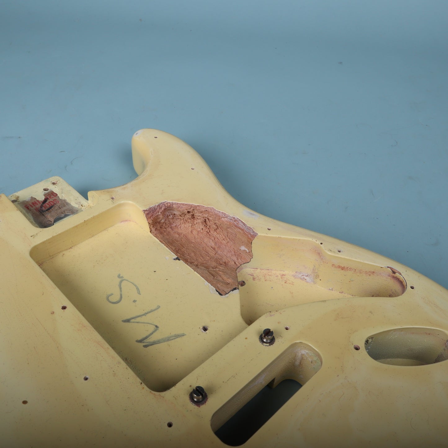 1994 Fender USA Stratocaster Guitar Body Vintage White
