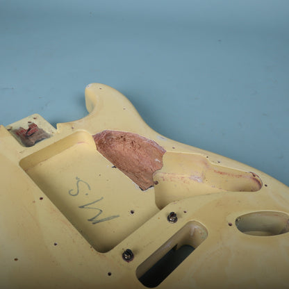 1994 Fender USA Stratocaster Guitar Body Vintage White