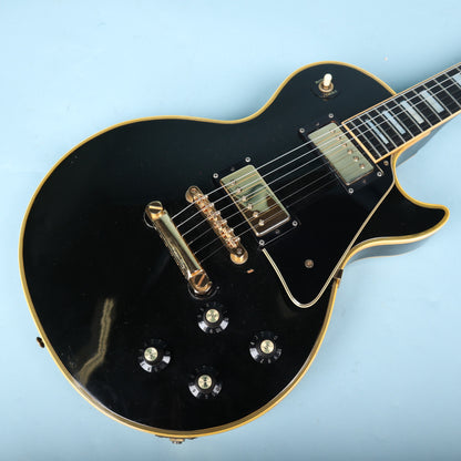 1973 Gibson Les Paul Custom Ebony Black Beauty *Headstock Repair*