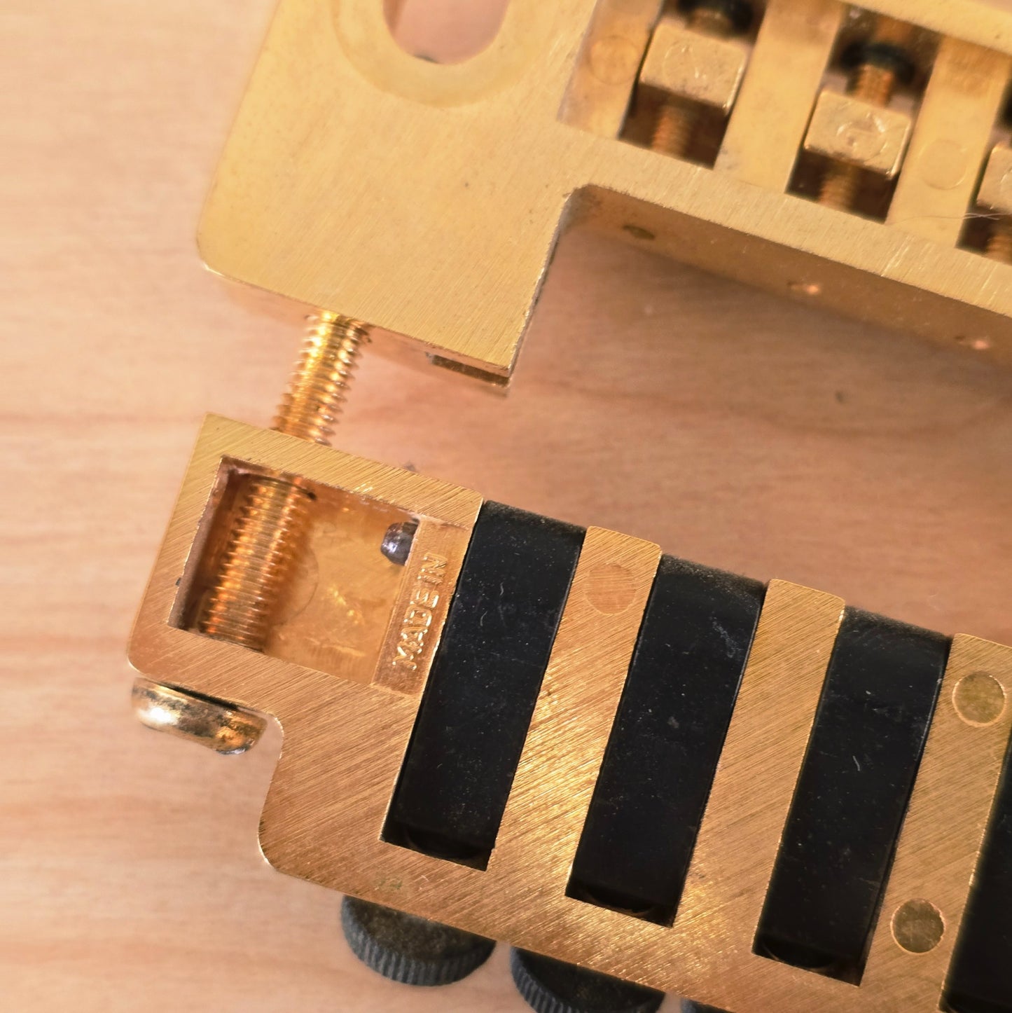 RARE Schaller 456 Gibson LP SG Fine Tuning Bridge Tailpiece Gold Iommi Old Boy