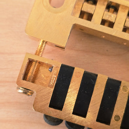 RARE Schaller 456 Gibson LP SG Fine Tuning Bridge Tailpiece Gold Iommi Old Boy