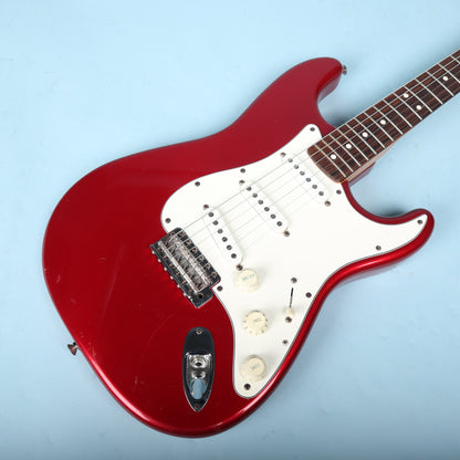 1998 Fender Deluxe Powerhouse Stratocaster Electric Guitar Red